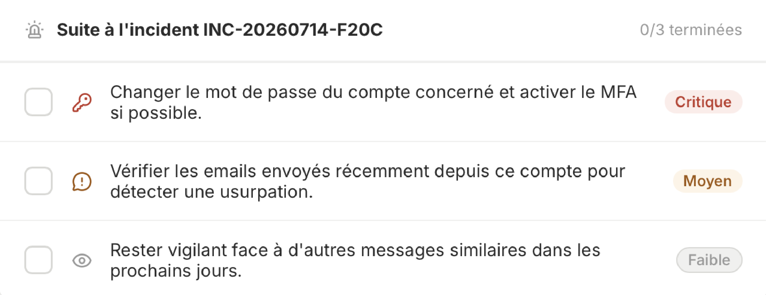 Alertes Cybeco
